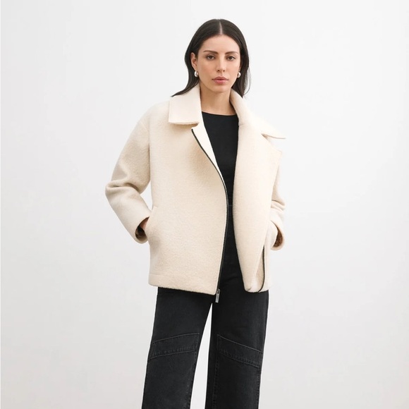 Marcella New York XS Cream Harvey Jacket - New With Tags + Never Worn - Picture 3 of 9